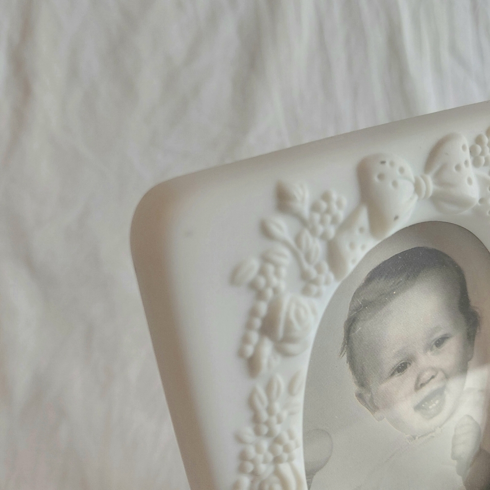 Russ White Floral Wedding Couple Photo Picture Frame - Picture 5 of 7